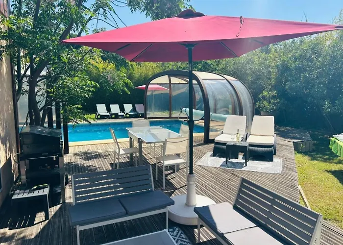 Zen Piscine Privee & Jacuzzi Clim Wifi - Rossiconciergerie - Linge Inclus Vila *