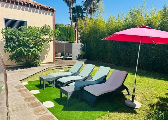 Zen Piscine Privee & Jacuzzi Clim Wifi - Rossiconciergerie - Linge Inclus Villa *